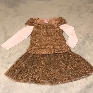Sparkle Leopard Dress